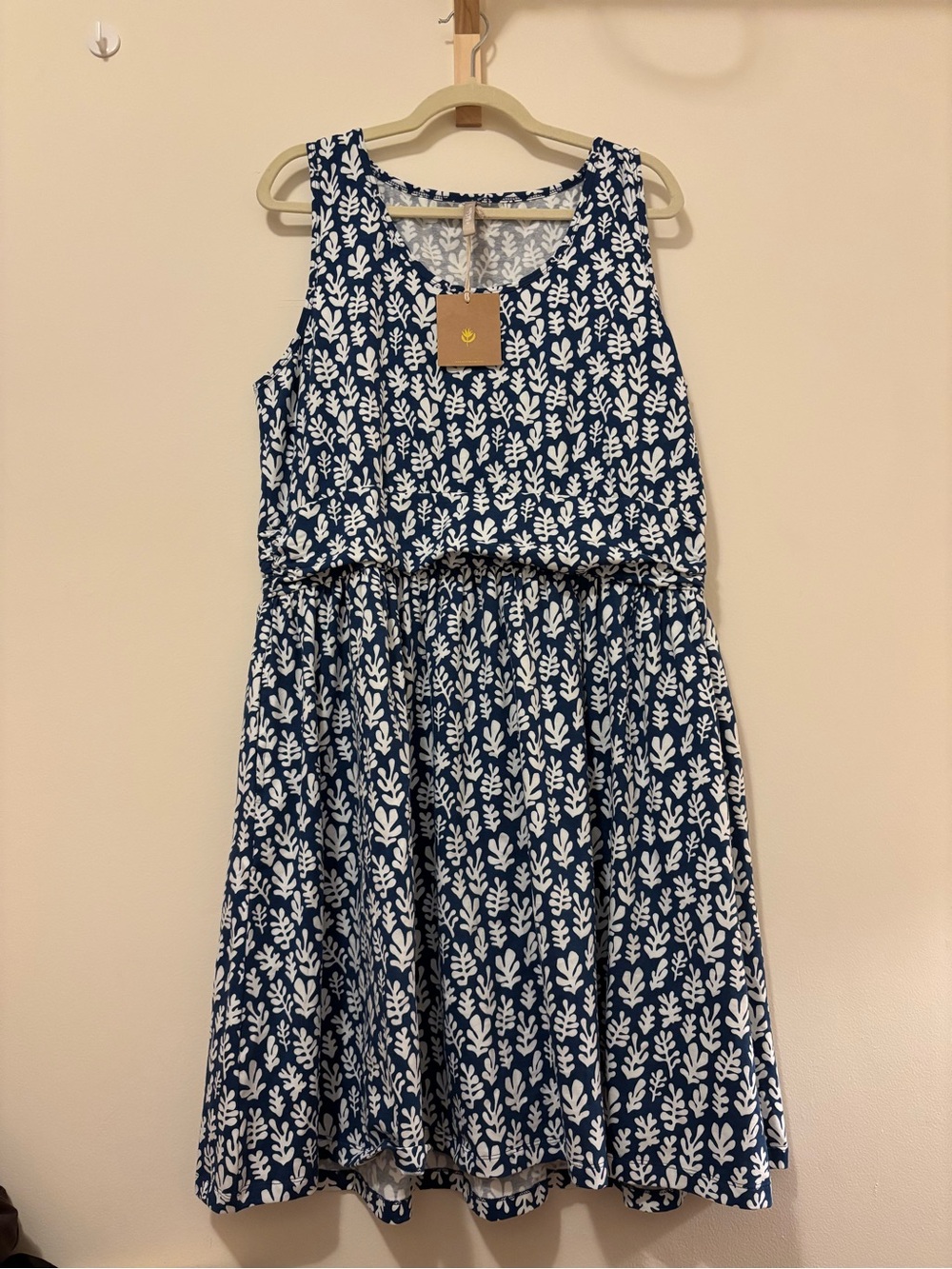 Mata Traders NWT Asheville Dress in Mod Reef Blue 1X
